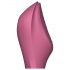 Satisfyer Curvy Trinity 3 - vibrator 2în1 cu unde de aer, cu acumulator (roșu)