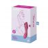 Satisfyer Curgy Trinity 3 - vibrator 2 în 1 cu unde de aer (roșu) 