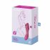 Satisfyer Curgy Trinity 3 - vibrator 2 în 1 cu unde de aer (roșu) 