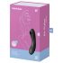 Satisfyer Curvy Trinity 4 - vibrator 2în1 cu unde de presiune reîncărcabil (negru)