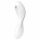 Satisfyer Curvy Trinity 5+ - vibrator inteligent cu unde de aer 2 în 1 (alb) 