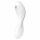 Satisfyer Curvy Trinity 5+ - vibrator inteligent 2în1 cu unde de presiune (alb)