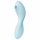 Satisfyer Curvy Trinity 5+ - vibrator inteligent cu unde de aer 2in1 (albastru) 