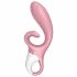 Satisfyer Hug Me - vibrator inteligent pentru clitoris (roz) 