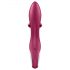 Satisfyer Embrace Me - vibrator cu braț pentru clitoris, reîncărcabil (roșu)