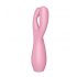 Satisfyer Threesome 3 - vibrator pentru clitoris cu acumulator (roz) 