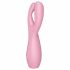 Satisfyer Threesome 3 - vibrator clitoridian reîncărcabil (roz)