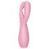 Satisfyer Threesome 3 - vibrator clitoridian reîncărcabil (roz)