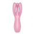 Satisfyer Threesome 3 - vibrator pentru clitoris cu acumulator (roz) 