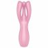 Satisfyer Threesome 3 - vibrator clitoridian reîncărcabil (roz)