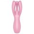 Satisfyer Threesome 3 - vibrator clitoridian reîncărcabil (roz)