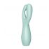 Satisfyer Threesome 3 - vibrator clitoridian cu acumulator (mentă) 