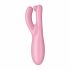 Satisfyer Threesome 4 - vibrator inteligent pentru clitoris (roz) 