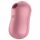 Satisfyer Cotton Candy - vibrator clitoridian cu unde de presiune, cu acumulator (coral)