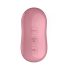 Satisfyer Cotton Candy - vibrator clitoridian cu unde de aer, reîncărcabil (coral) 