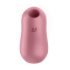 Satisfyer Cotton Candy - vibrator clitoridian cu unde de aer, reîncărcabil (coral) 