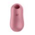 Satisfyer Cotton Candy - vibrator clitoridian cu unde de aer, reîncărcabil (coral) 