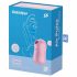 Satisfyer Cotton Candy - vibrator clitoridian cu unde de aer, reîncărcabil (mov) 