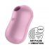 Satisfyer Cotton Candy - vibrator clitoridian cu unde de aer, reîncărcabil (mov) 