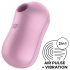 Satisfyer Cotton Candy - vibrator de clitoris cu unde de aer cu acumulator (mov)