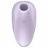 Satisfyer Pearl Diver - vibrator clitoridian cu unde de aer, reîncărcabil (violet) 