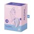 Satisfyer Pearl Diver - vibrator clitoridian cu unde de aer, reîncărcabil (violet) 