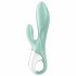 Satisfyer Air Pump Bunny 5 - vibrator inteligent cu pompă (mentă) 