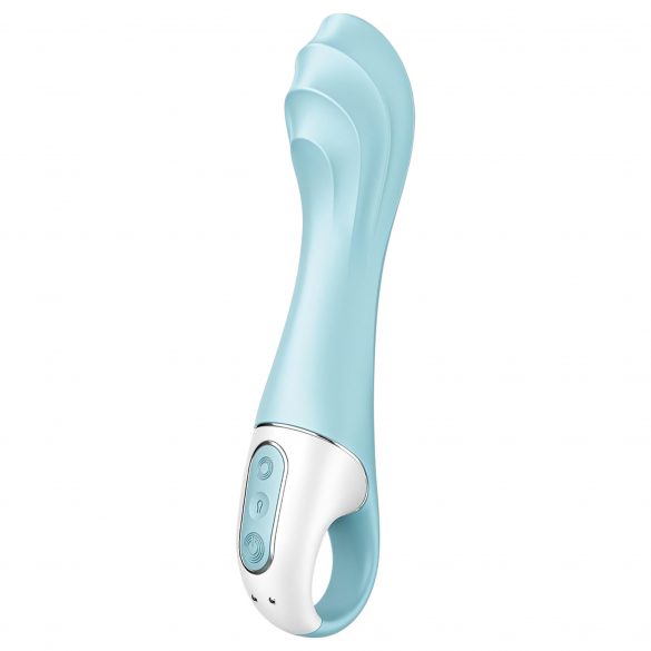 Satisfyer Vibrator cu Pompare Air 5 - inteligent (albastru) 