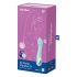 Satisfyer Vibrator cu Pompare Air 5 - inteligent (albastru) 