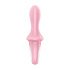 Satisfyer Booty 5 - vibrator anal cu pompă inteligent (roz) 