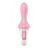 Satisfyer Booty 5 - vibrator anal cu pompă inteligent (roz) 