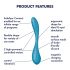 Satisfyer G-spot Flex 5 - vibrator inteligent pentru punctul G (verde) 