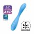 Satisfyer G-spot Flex 4 - vibrator inteligent pentru punctul G (turcoaz) 