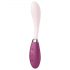 Satisfyer G-Spot Flex 3 - vibrator pentru punctul G cu acumulator (roz-bordo)