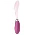 Satisfyer G-Spot Flex 3 - vibrator pentru punctul G cu acumulator (roz-bordo)