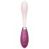 Satisfyer G-Spot Flex 3 - vibrator pentru punctul G cu acumulator (roz-bordo)