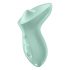 Satisfyer Exciterrr - vibrator clitoridian cu perle rotative (verde) 