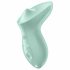 Satisfyer Exciterrr - vibrator clitoridian cu perle rotative (verde) 