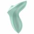 Satisfyer Exciterrr - vibrator clitoridian cu perle rotative (verde) 