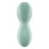 Satisfyer Exciterrr - vibrator clitoridian cu perle rotative (verde) 