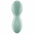 Satisfyer Exciterrr - vibrator clitoridian cu perle rotative (verde) 