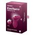 Satisfyer Exciterrr - vibrator clitoridian cu perle rotative (roșu) 