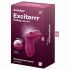 Satisfyer Exciterrr - vibrator clitoridian cu perle rotative (roșu) 