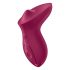 Satisfyer Exciterrr - vibrator clitoridian cu perle rotative (roșu) 