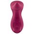 Satisfyer Exciterrr - vibrator pentru clitoris cu bile rotative (roșu)