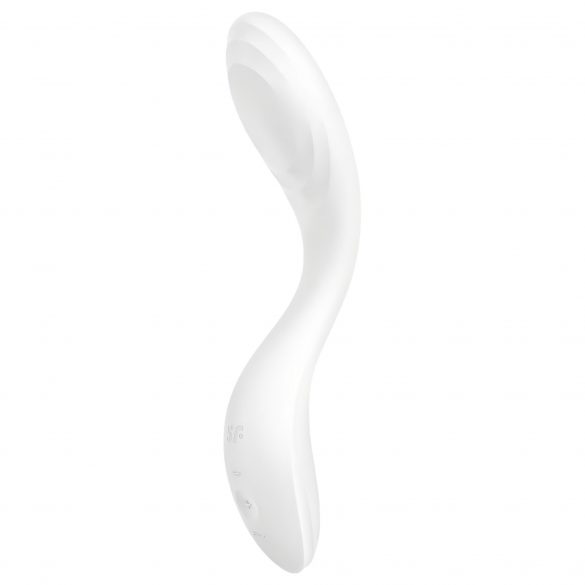 Satisfyer Rrrolling - vibrator cu bile pentru punctul G, reîncărcabil (alb) 