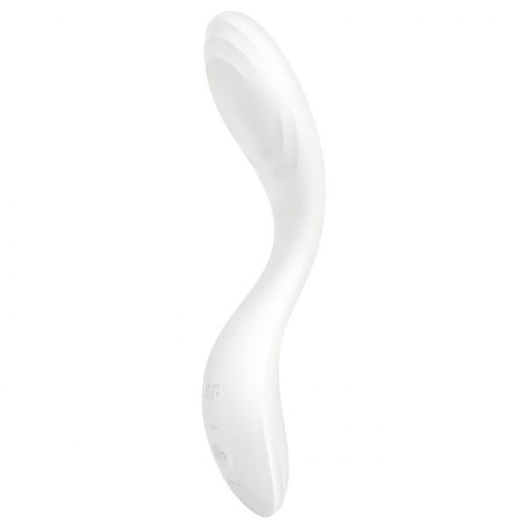 Satisfyer Rrrolling - vibrator cu bile rotative pentru punctul G, reîncărcabil (alb)