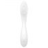 Vibratoare G-Spot Satisfyer Rrrolling - reîncărcabil cu bile mișcătoare (alb)