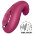 Satisfyer Dipping Delight - vibrator clitoridian cu acumulator (roșu)