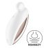 Satisfyer Spot On 2 - vibrator pentru clitoris cu acumulator (alb) 